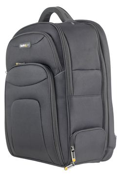 StarTech.com 17.3 Laptop Rucksack mit abnehmbarer Zubehörtasche - Ergonomischer IT Rucksack für IT Techniker/Profi von LumaTech