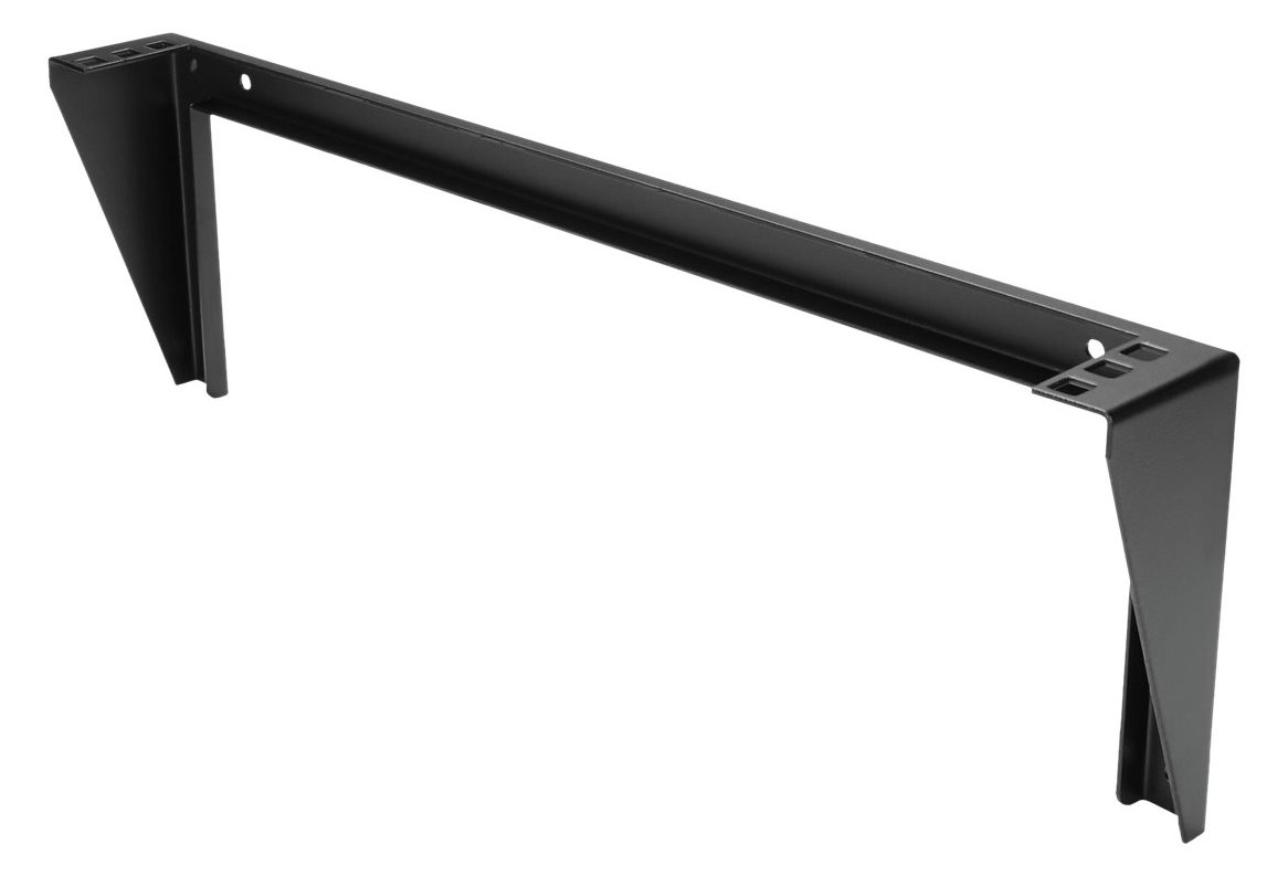 StarTech.com 19 Zoll 1HE vertikales Wandmontage Rack aus Stahl - 1U Rack Bracket 19 - Schwarz - Halterung