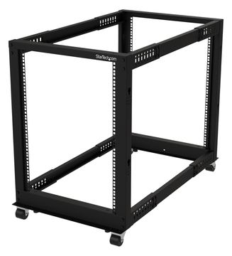 StarTech.com 19-Zoll Serverschrank - 15HE Laborgestell - Tiefenverstellbar 56 bis 102 cm - Tragfähigkeit 544 kg von LumaTech