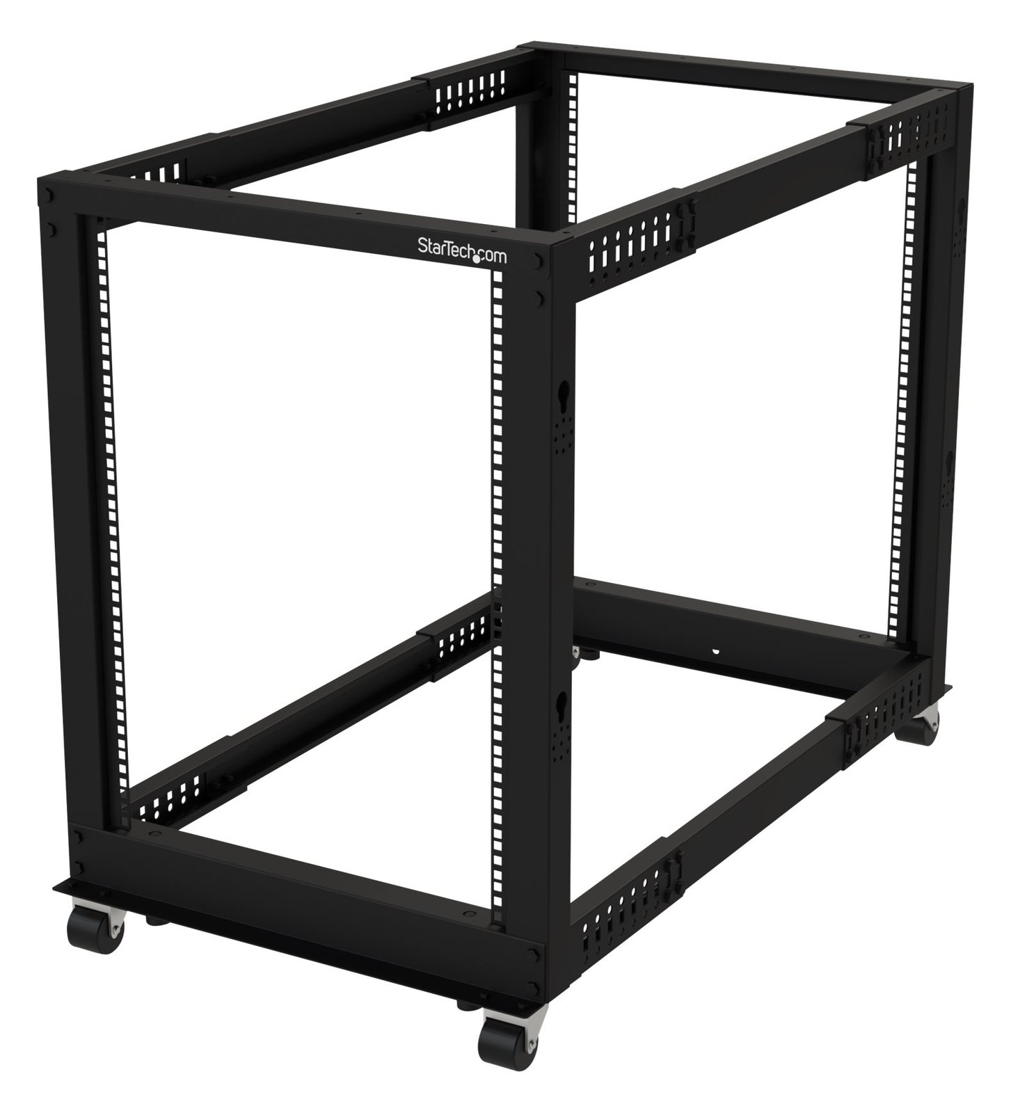 StarTech.com 19-Zoll Serverschrank - 15HE Laborgestell - Tiefenverstellbar 56 bis 102 cm - Tragfähigkeit 544 kg