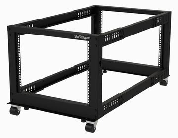 StarTech.com 19-Zoll Serverschrank - 8HE Laborgestell - Tiefenverstellbar 56 bis 102 cm - Tragfähigkeit 544 kg von LumaTech