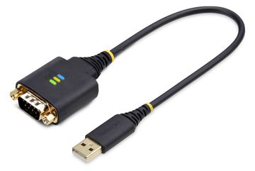 StarTech.com 1ft (30cm) USB to Serial Adapter Cable, COM Retention, RS232 - Kabel USB / seriell - USB (M) von LumaTech