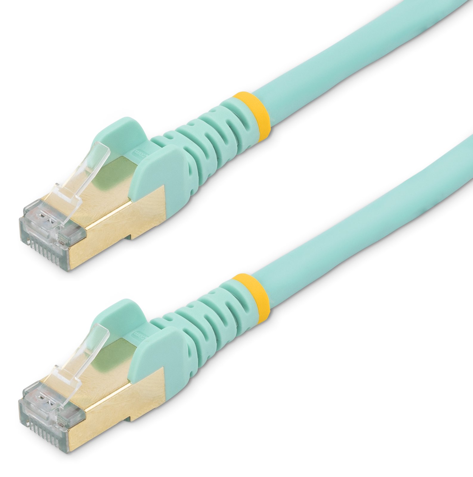 StarTech.com 1m CAT6A Ethernet Cable, 10 Gigabit Shielded Snagless RJ45 100W PoE Patch Cord