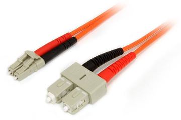 StarTech.com 1m Fiber Optic Cable - Multimode Duplex 50/125 - LSZH - LC/SC - OM2 - LC to SC Fiber Patch Cable von LumaTech
