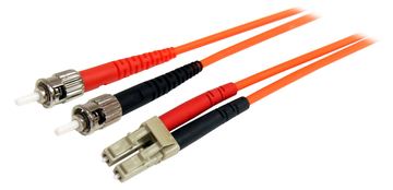 StarTech.com 1m Fiber Optic Cable - Multimode Duplex 62.5/125 - LSZH - LC/ST - OM1 - LC to ST Fiber Patch Cable von LumaTech