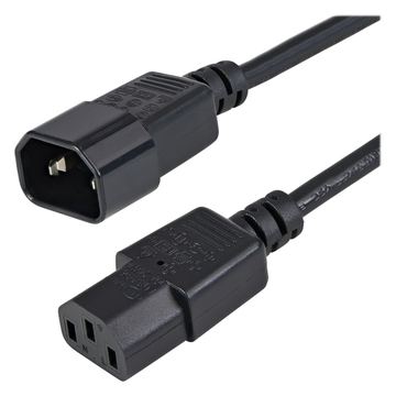 StarTech.com 1m Kaltgeräte Verlängerung IEC320 C13 auf IEC320 C14 von LumaTech