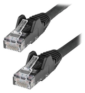 StarTech.com 1m Netzwerkkabel CAT6 - LSZH (Low Smoke Zero Halogen) - Schwarz von LumaTech