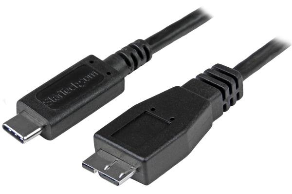 StarTech.com 1m USB 3.1 USB-C auf USB Micro B Kabel - USB 3.1 Typ C zu Micro-B Anschlusskabel - USB-Kabel - USB-C (M)