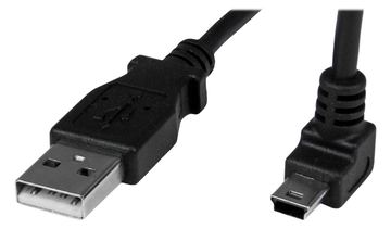 StarTech.com 1m USB auf Mini USB Anschlusskabel 90° gewinkelt - USB A zu Mini B Kabel - 1 x USB A (St) von LumaTech