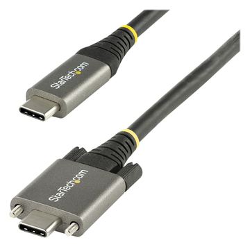 StarTech.com 1m USB-C Kabel mit Schraubensicherung 10Gbit/s - USB 3.1/3.2 Gen 2 Typ-C Kabel - 100W (5A) von LumaTech