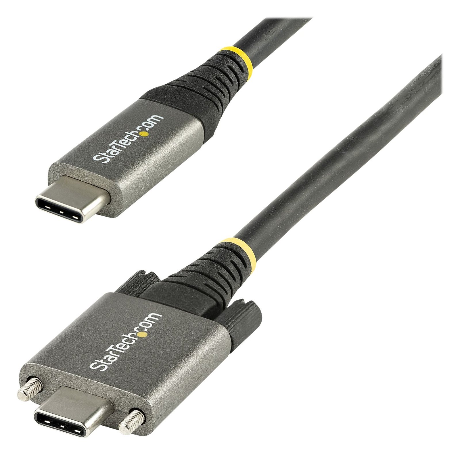 StarTech.com 1m USB-C Kabel mit Schraubensicherung 10Gbit/s - USB 3.1/3.2 Gen 2 Typ-C Kabel - 100W (5A)