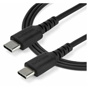 StarTech.com 1m USB-C Ladekabel - Langlebiges USB 2.0 Typ C zu USB C Datenübertragungs-/Schnellladekabel - Schwarz von LumaTech