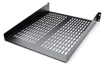 StarTech.com 2 HE 19 Fest montierbarer Fachboden für Server Rack/ Schrank bis 22 Kg - Belüfteter Fachboden für Server von LumaTech