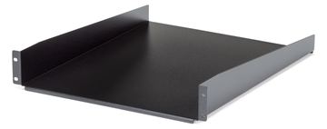 StarTech.com 2 HE 19 Fest montierbarer Fachboden für Server Rack/ Schrank bis 22 Kg - Fachboden für Serverschrank von LumaTech