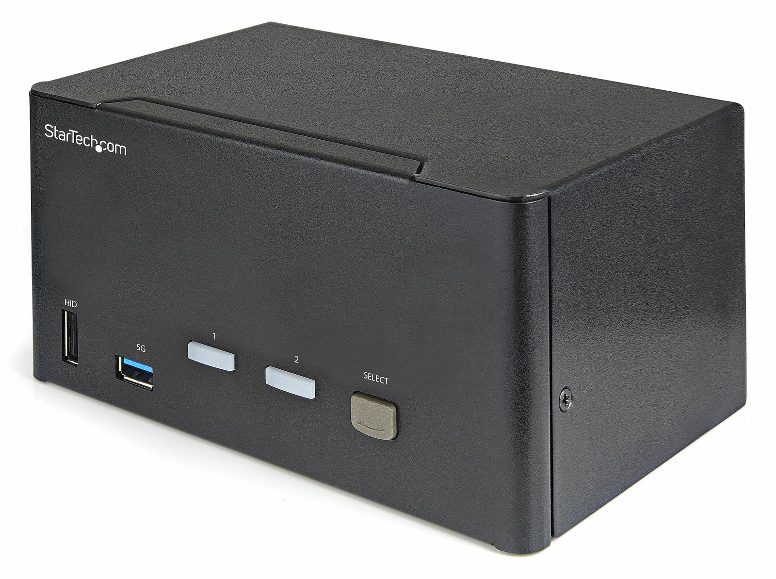 StarTech.com 2 Port DisplayPort KVM Switch - 4K 60 Hz UHD HDR - DP 1.2 KVM Umschalter mit USB 3.0 Hub