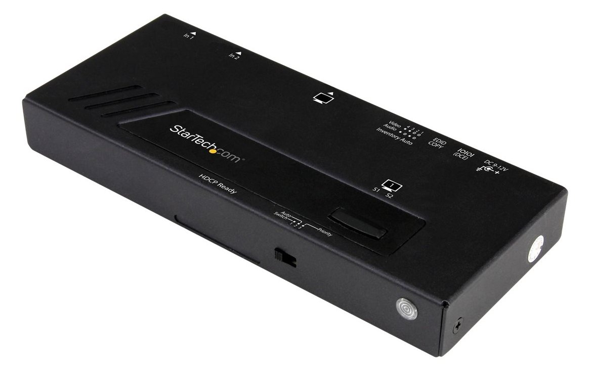 StarTech.com 2 Port HDMI automatischer Video Switch