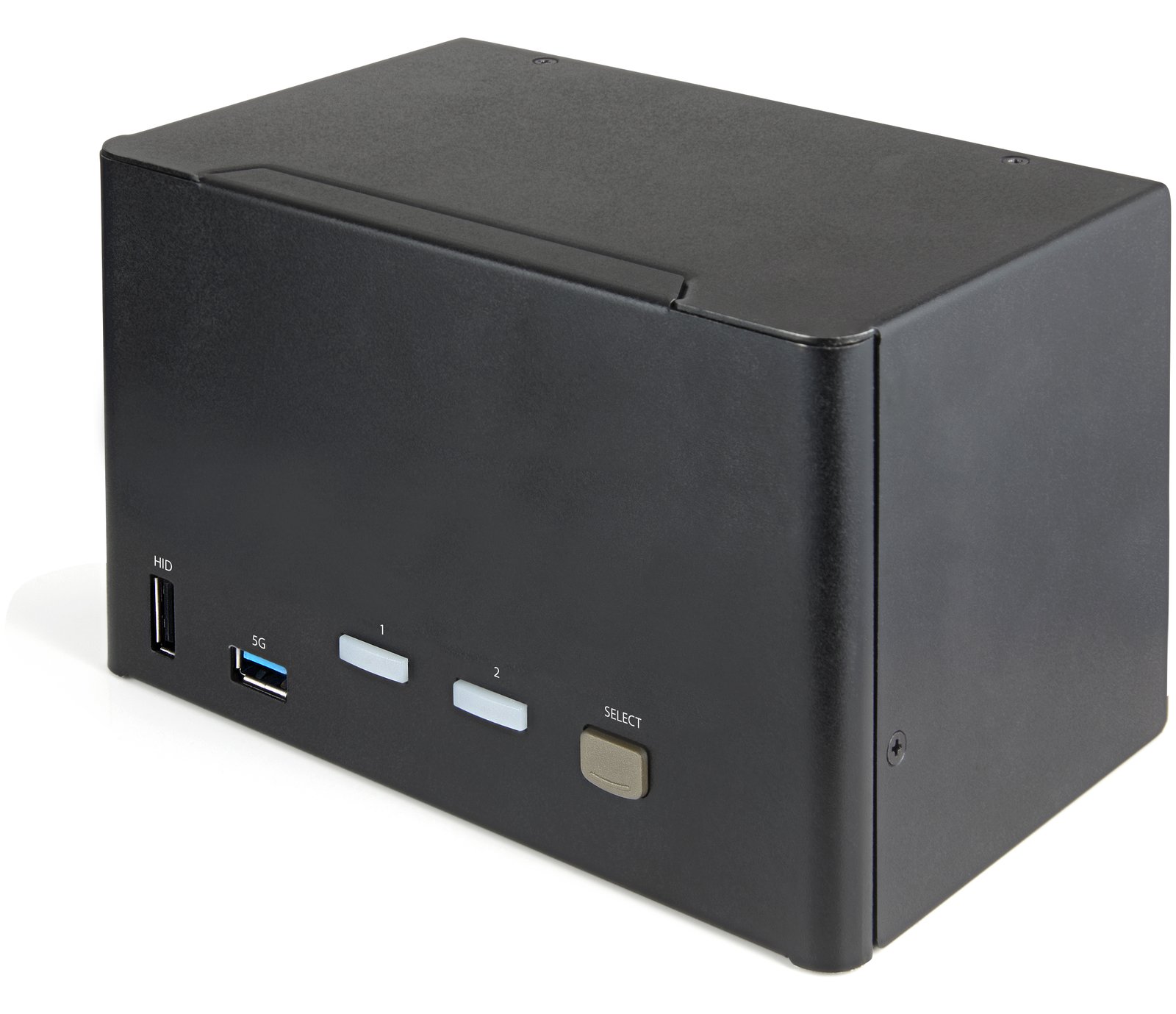 StarTech.com 2 Port Quad Monitor DisplayPort KVM Switch - 4K 60 Hz UHDR - DP 1.2 KVM Switch mit USB 3.0 Hub