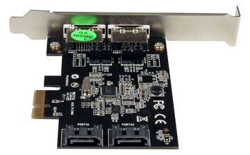 StarTech.com 2 Port SATA III PCI Express Schnittstellenkarte von LumaTech
