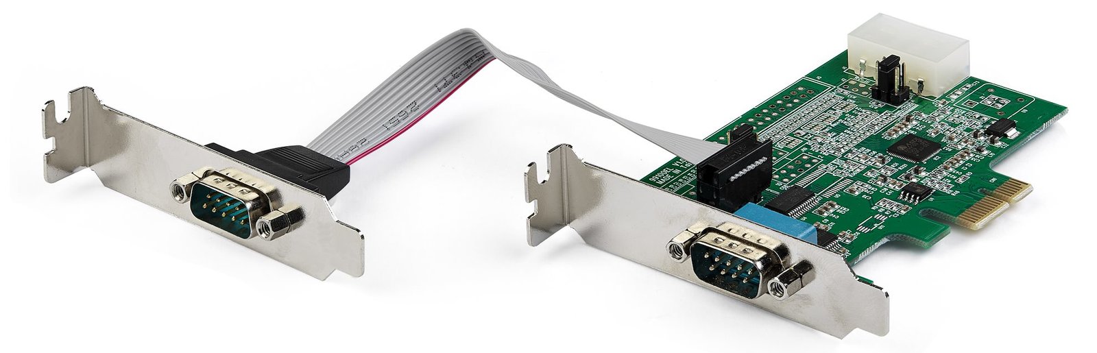 StarTech.com 2 Port Serielle PCIe RS232 Adapter Karte - Serielle PCIe RS232 Host Controller Karte