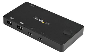 StarTech.com 2 Port USB C KVM Switch, 4K 60Hz HDMI, Compact Dual Port UHD USB Type C Desktop Mini KVM Switch von LumaTech