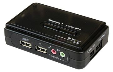 StarTech.com 2 Port USB KVM Switch Kit mit Audio und Kabeln von LumaTech