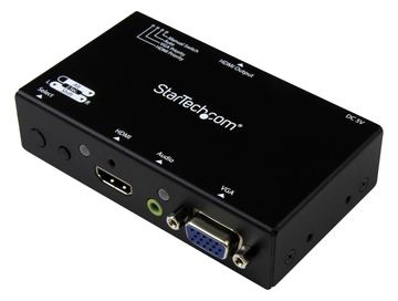StarTech.com 2 Port VGA + HMDI auf HDMI Konverter Switch / Verteiler mit Vorrangsschaltung von LumaTech