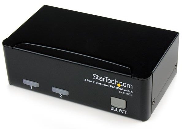 StarTech.com 2 Port VGA USB KVM Switch - VGA KVM Umschalter inkl. Kabel