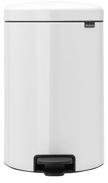Brabantia newIcon - Mülleimer - Klappdeckel - 20 L - Weiß von LumaTech