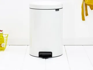 Brabantia newIcon - Mülleimer - Klappdeckel - 20 L - Weiß, Ansicht 2