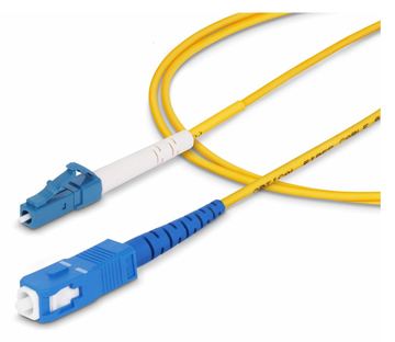StarTech.com 2m (6.6ft) LC to SC (UPC) OS2 Single Mode Simplex Fiber Optic Cable, 9/125µm, Laser Optimized, 40G/100G von LumaTech