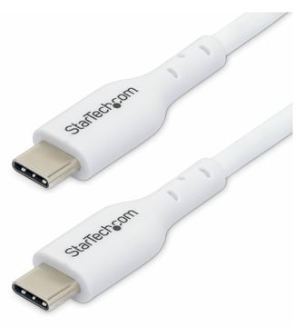 StarTech.com 2m (6.6ft) White USB-C Charging Cable, USB C Cable, USB 2.0 Type-C Laptop Charger Cord von LumaTech