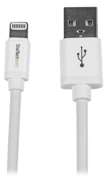 StarTech.com 2m Apple 8 Pin Lightning Connector auf USB Kabel - Weiß von LumaTech