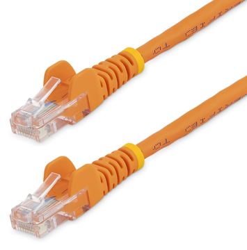StarTech.com 2m Cat5e RJ45 UTP Netzwerkkabel Snagless - Cat 5e Patchkabel - Orange - Stecker / Stecker - Patch-Kabel von LumaTech