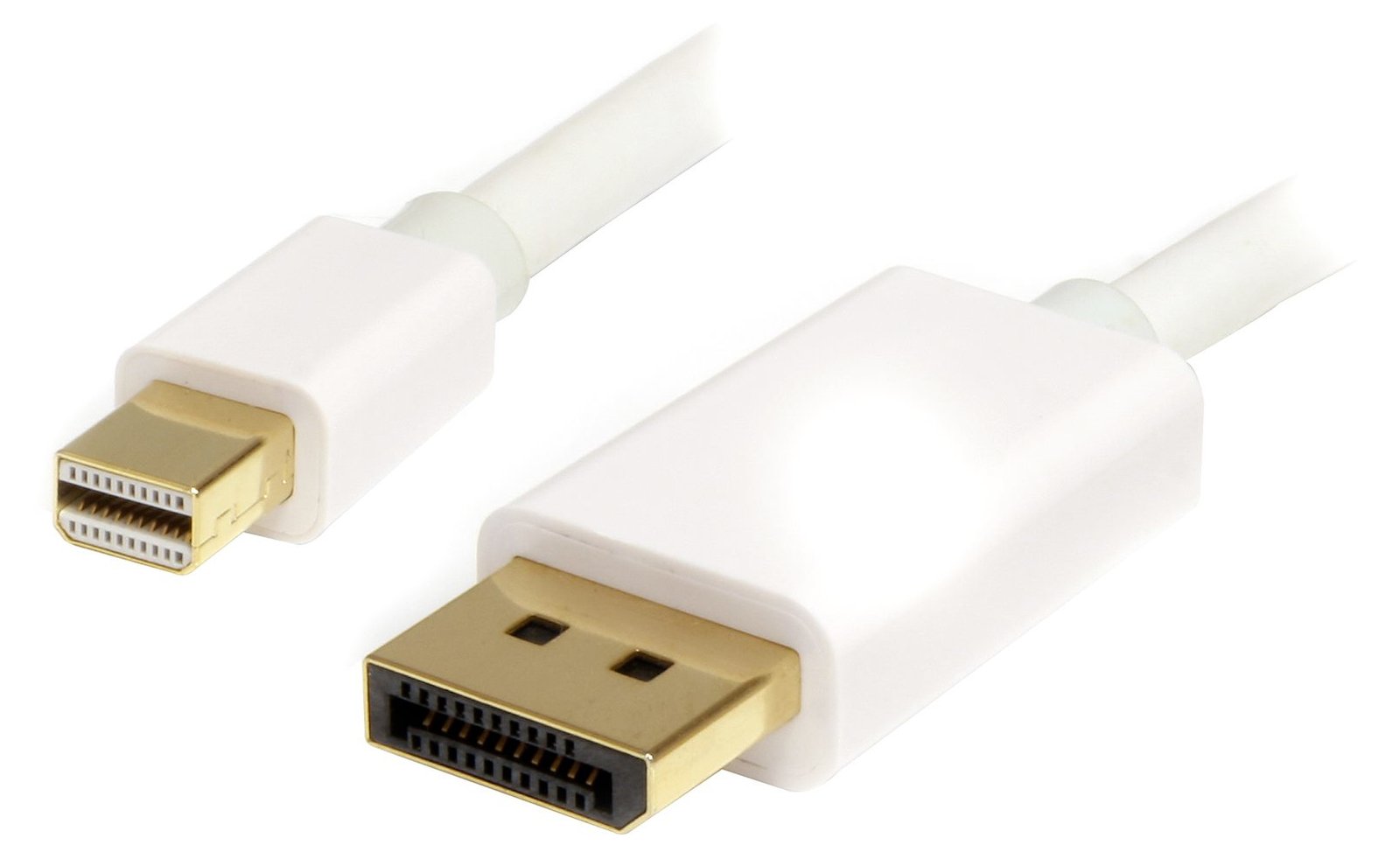 StarTech.com 2m Mini DisplayPort 1.2 auf DisplayPort Adapterkabel - mDP zu DP 4k x 2k Kabel - St/St - Weiß