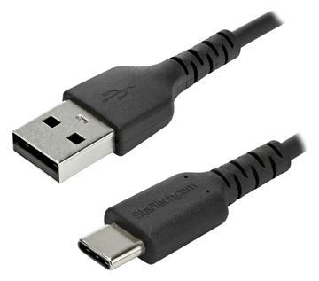 StarTech.com 2m USB-A auf USB-C Ladekabel - Dauerhaftes USB 2.0 auf USB Typ-C Datenübertragungs- und Schnellladekabel - Schwarz von LumaTech