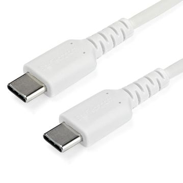 StarTech.com 2m USB-C Ladekabel - Langlebiges USB 2.0 Typ C zu USB C Datenübertragungs-/Schnellladekabel - Weiß von LumaTech
