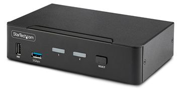 StarTech.com 2-Port DisplayPort KVM Switch, 8K 60Hz / 4K 144Hz, Single Display, DP 1.4, 2x USB 3.0 Ports von LumaTech