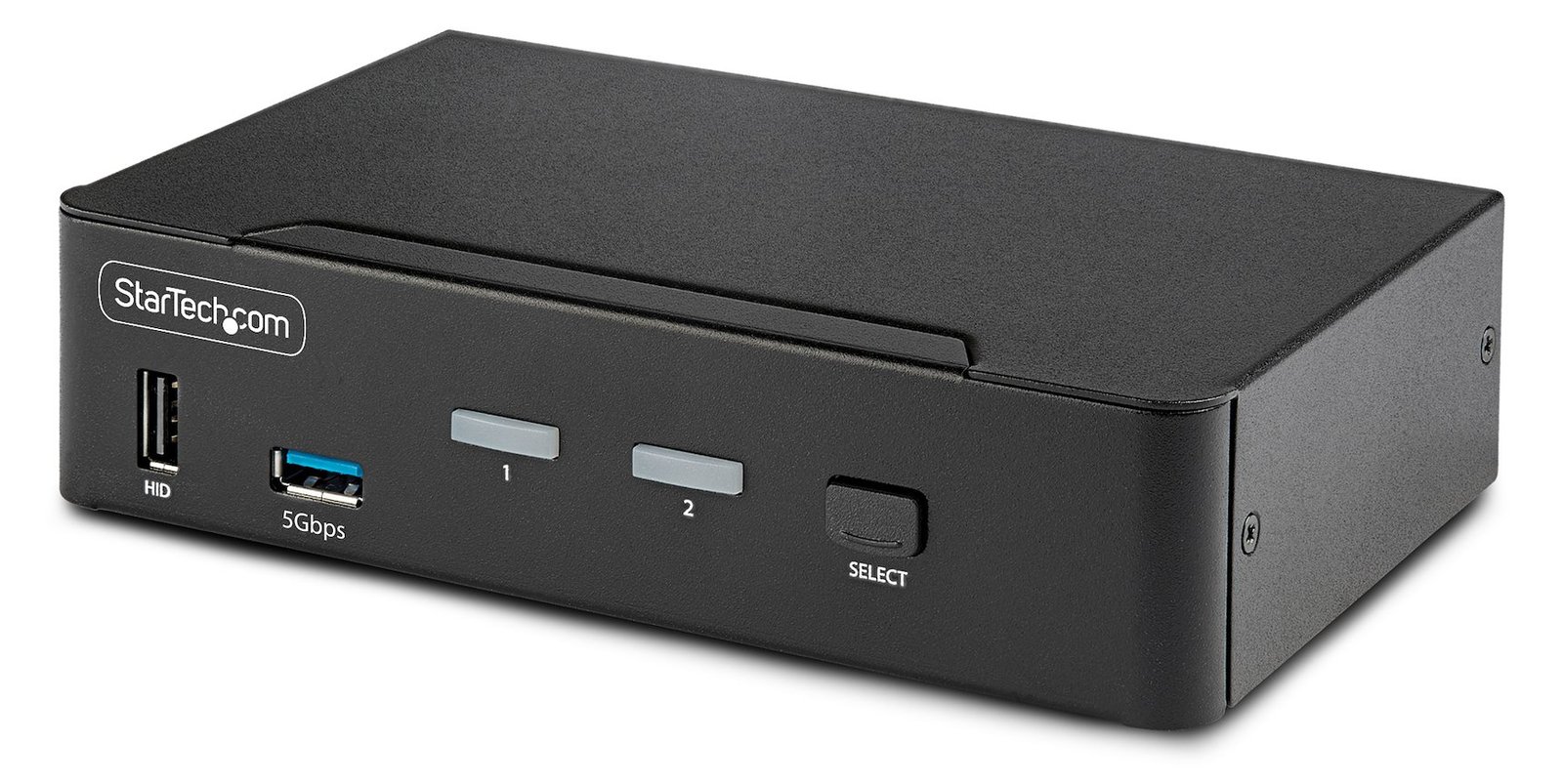 StarTech.com 2-Port DisplayPort KVM Switch, 8K 60Hz / 4K 144Hz, Single Display, DP 1.4, 2x USB 3.0 Ports