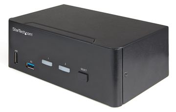 StarTech.com 2-Port Dual Monitor HDMI KVM-Switch - 4K 60Hz UHD HDR - Desktop 4K HDMI 2.0 KVM-Switch mit 2-Port USB von LumaTech
