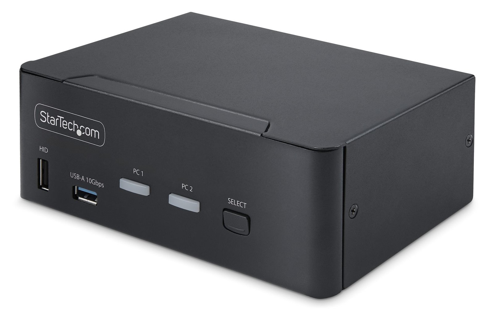 StarTech.com 2-Port Dual-Monitor DisplayPort KVM Switch, 8K 60Hz / 4K 144Hz, DP 1.4, 2x USB 10Gbps Ports, 4x USB HID