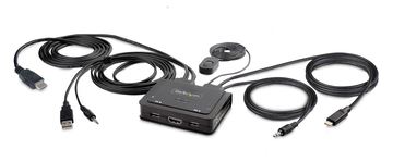 StarTech.com 2-Port Hybrid USB-C HDMI Cable KVM Switch, 4K 60Hz von LumaTech