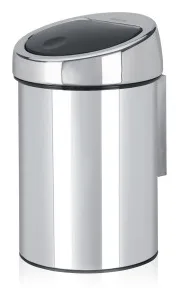 Brabantia Touch Bin - 3 l - Rund - Stahl - Edelstahl - 18,5 cm - 280 mm, Ansicht 2