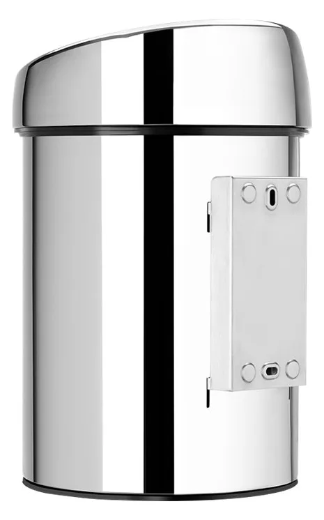 Brabantia Touch Bin - 3 l - Rund - Stahl - Edelstahl - 18,5 cm - 280 mm, Ansicht 4