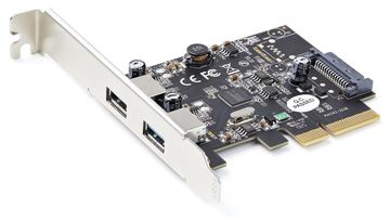 StarTech.com 2-Port USB PCIe Adapter - 10Gbit/s pro Port - USB 3.1/3.2 Gen 2 Typ-A PCI Express 3.0 x2 Host Controll von LumaTech