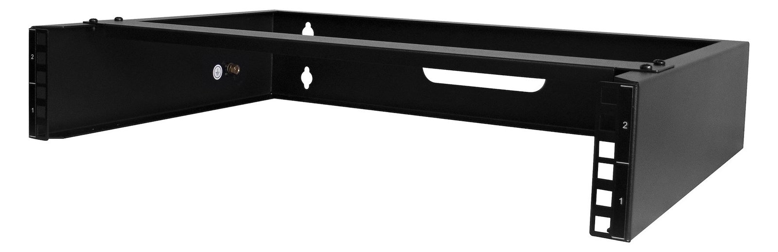 StarTech.com 2U Wall Mount Rack, 19 Wall Mount Network Rack, 14 inch Deep (Low Profile)