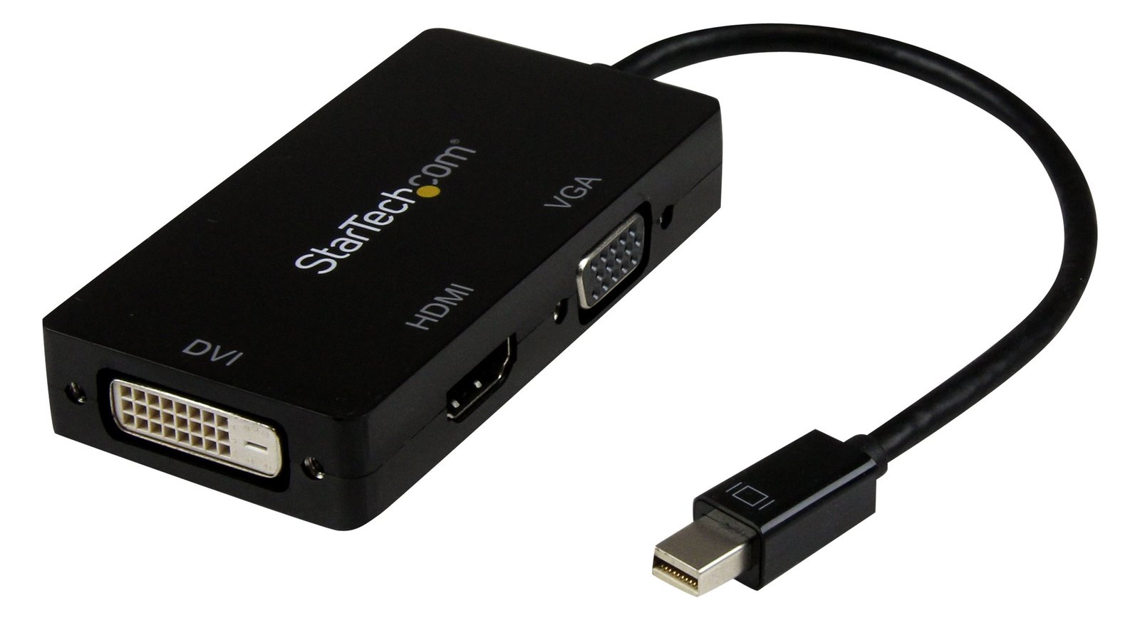 StarTech.com 3 in 1 Mini DisplayPort Adapter - 1080p - Mini DP / Thunderbolt to HDMI / VGA / DVI Splitter