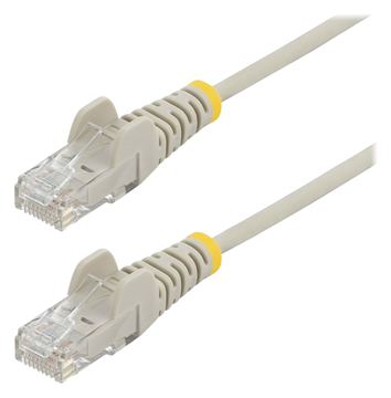 StarTech.com 3 m Cat6-Kabel - Schlankes Cat6-Patchkabel - Grau - Snagless RJ45-Anschlusse - Gigabit-Ethernet-Kabel von LumaTech