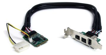 StarTech.com 3 Port 2b 1a 1394 Mini PCI Express FireWire-Kartenadapter von LumaTech