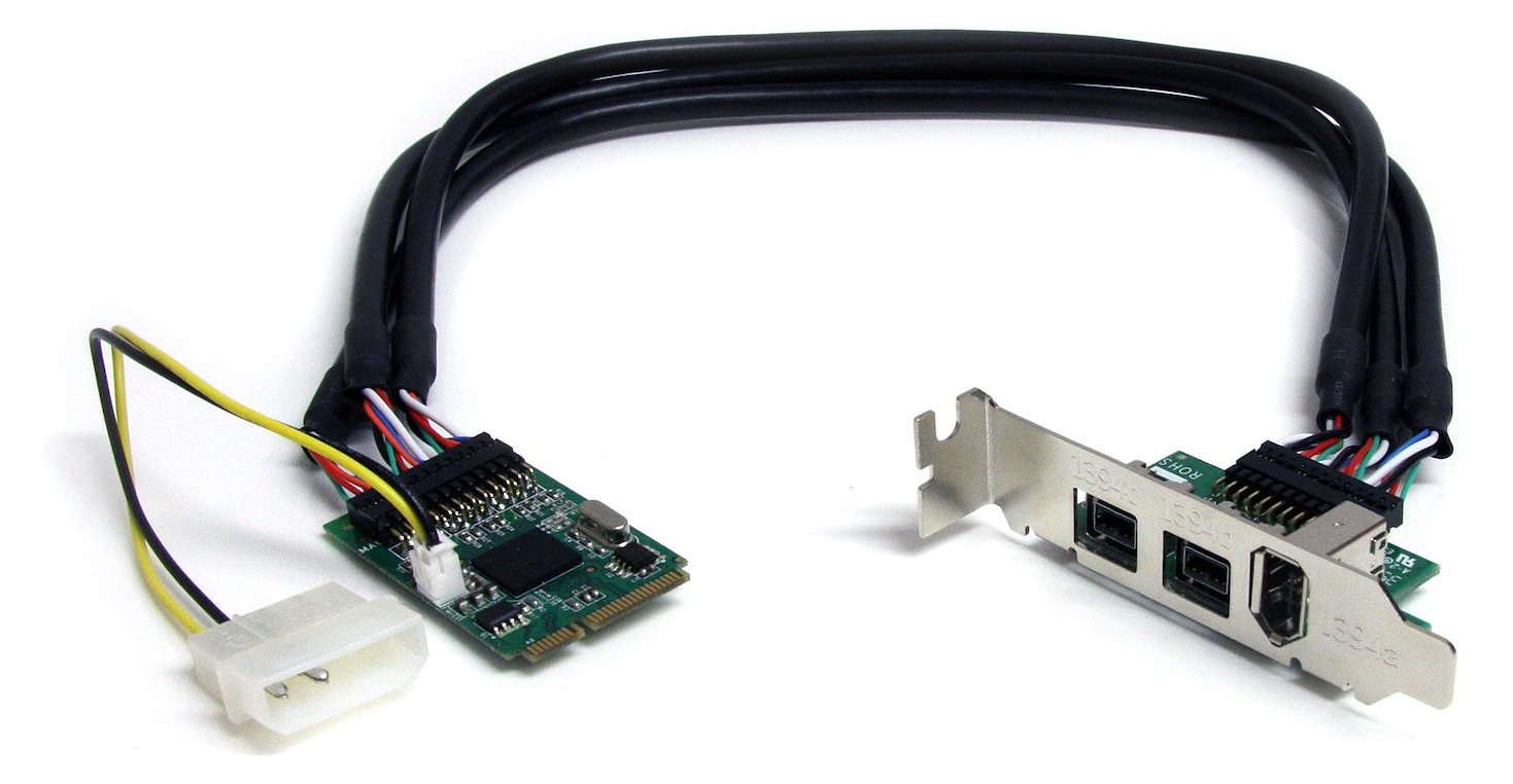 StarTech.com 3 Port 2b 1a 1394 Mini PCI Express FireWire-Kartenadapter