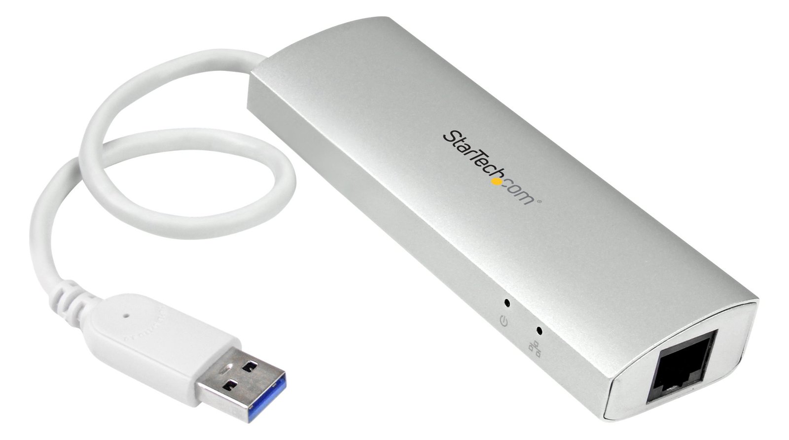 StarTech.com 3 Port mobiler USB 3.0 Hub plus Gigabit Ethernet